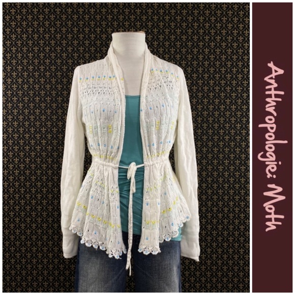 Anthro “Lazuli Dusted Cardigan” by Moth - Picture 1 of 10